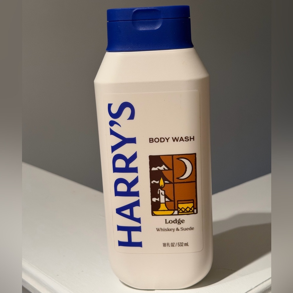 Harry’s  Mens Lodge Whiskey & Suede Body Wash Limited Edition 18 oz